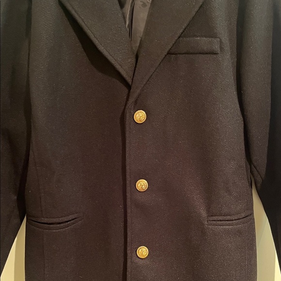 SHEIN Black Pea Coat - Picture 2 of 2